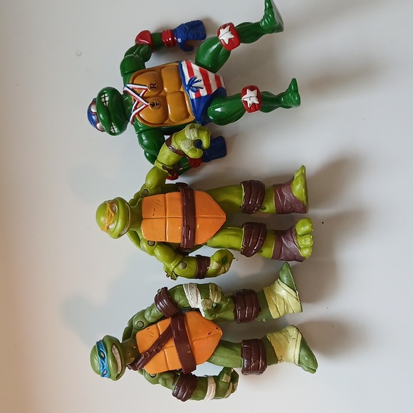 Teenage Mutant Ninja Turtles Other - Vintage Teenage Mutant Ninja Turtles Action Figures Lot of 3 TMNT